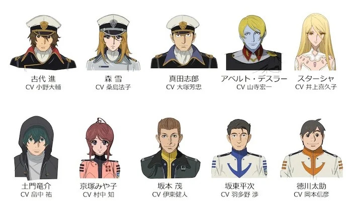 Personaggi Space Battleship Yamato